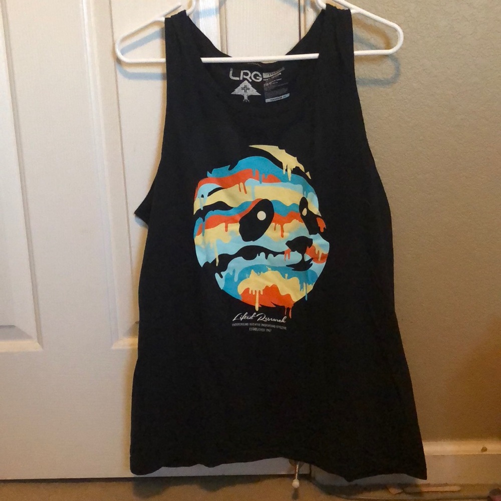 LRG branded Large Tank with Colorful Panda